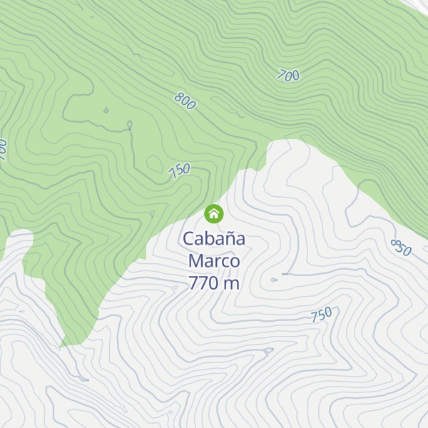 Map of Cabaña Marco
