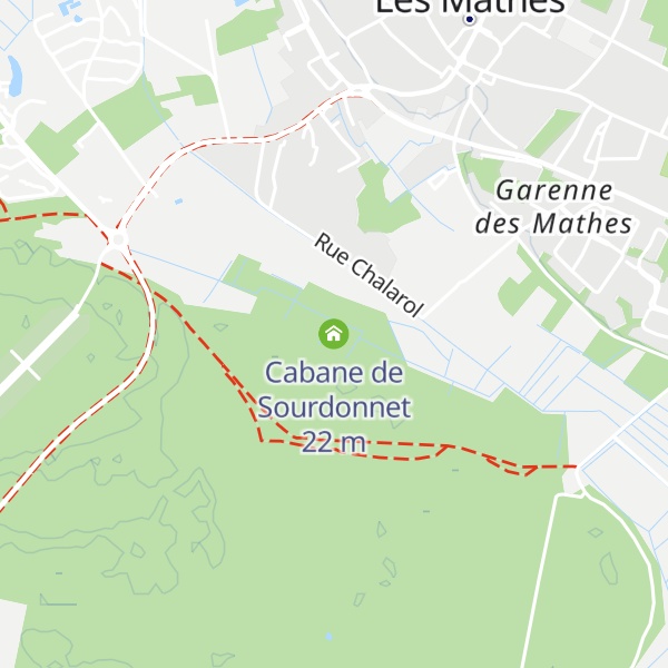 Map of Cabane de Sourdonnet