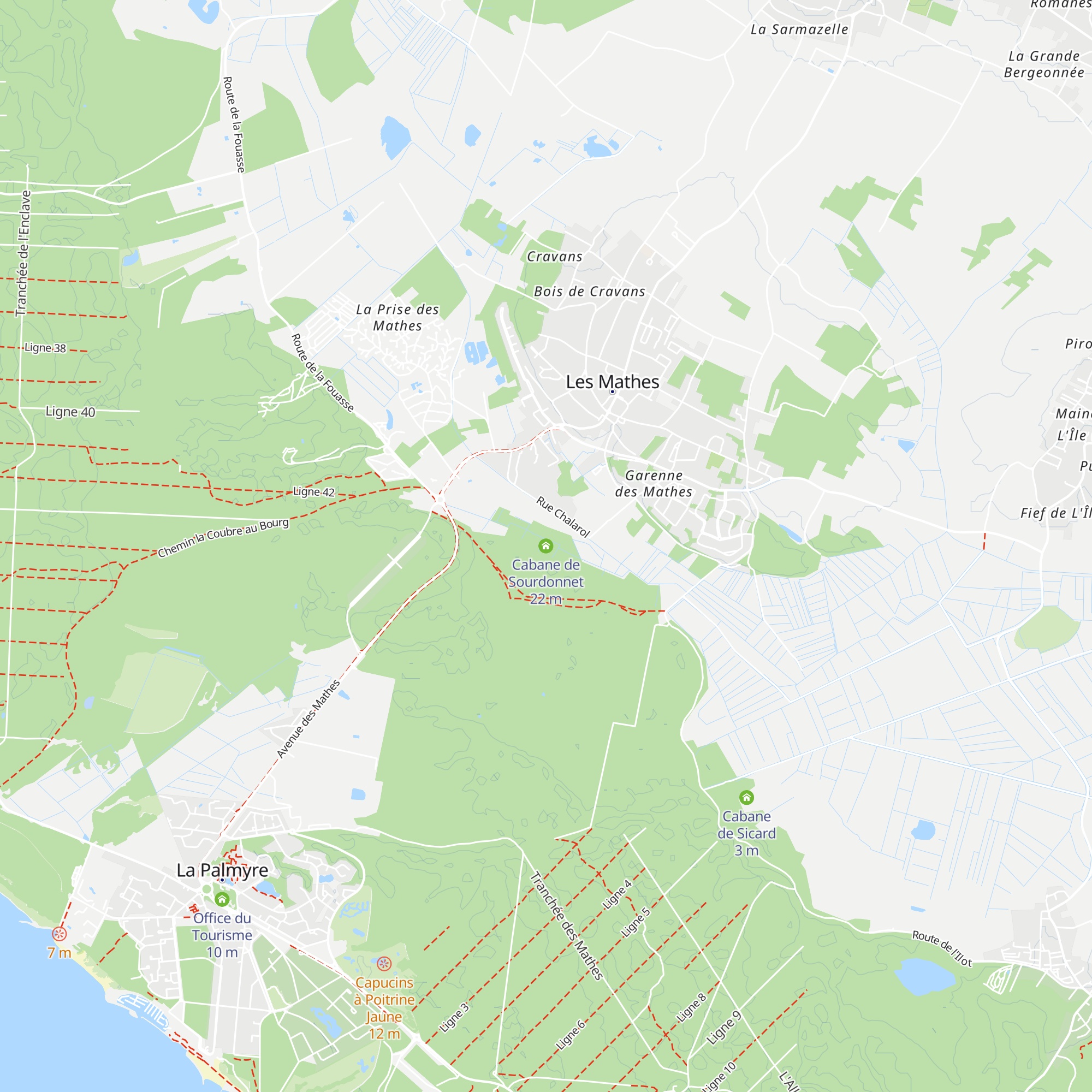 Cabane de Sourdonnet map
