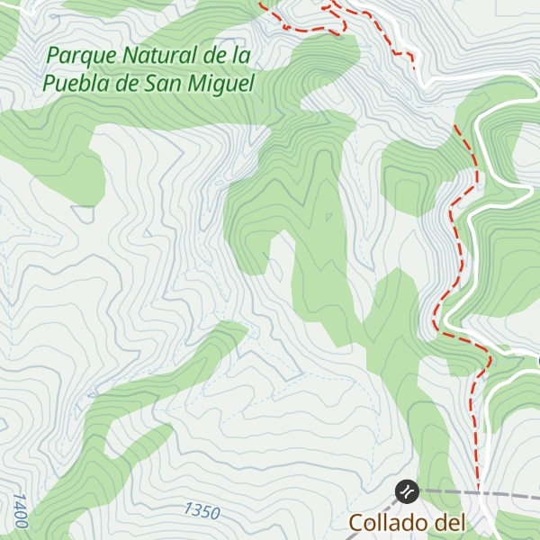 Map of Loma del Calvo