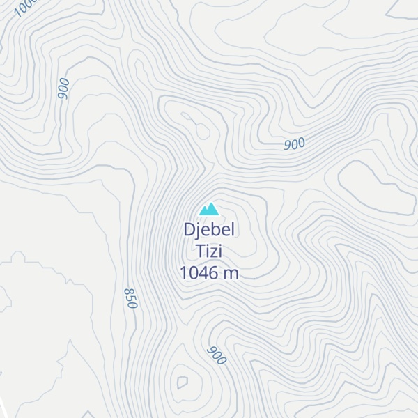 Map of Djebel Tizi