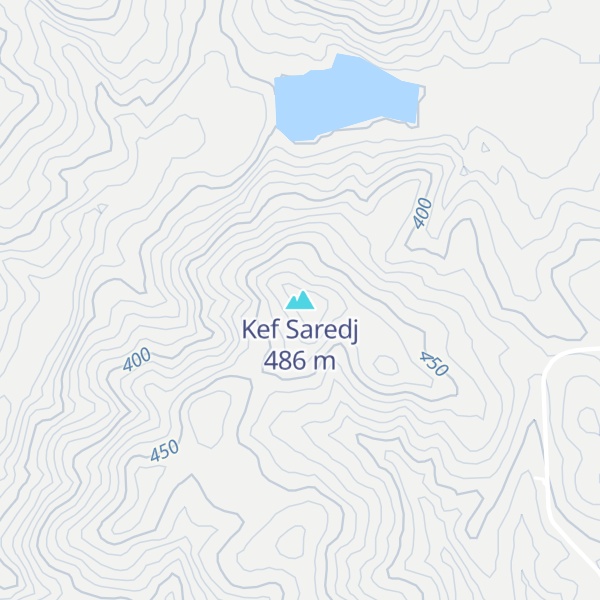 Map of Kef Saredj