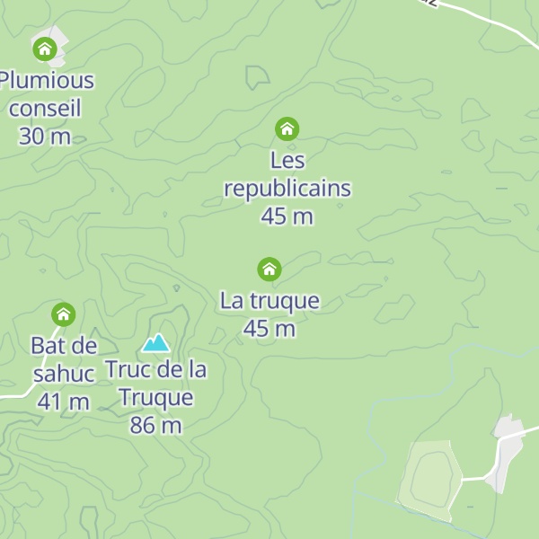 Map of La truque