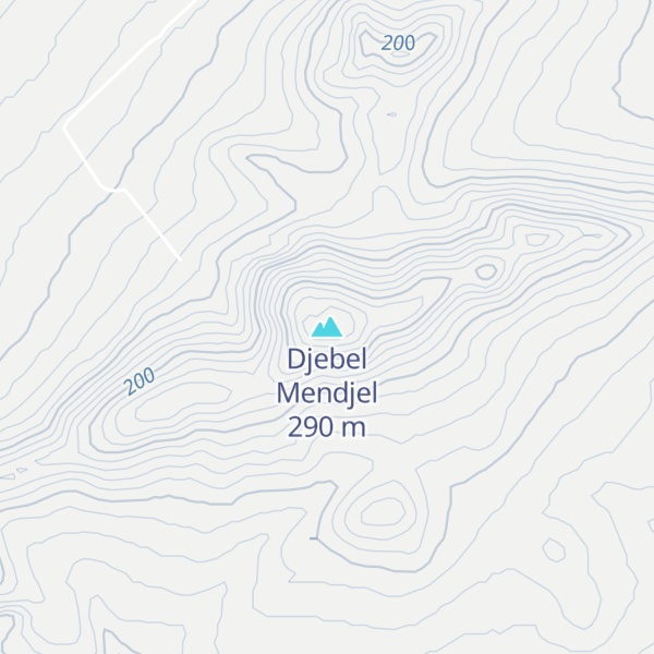 Map of Djebel Mendjel