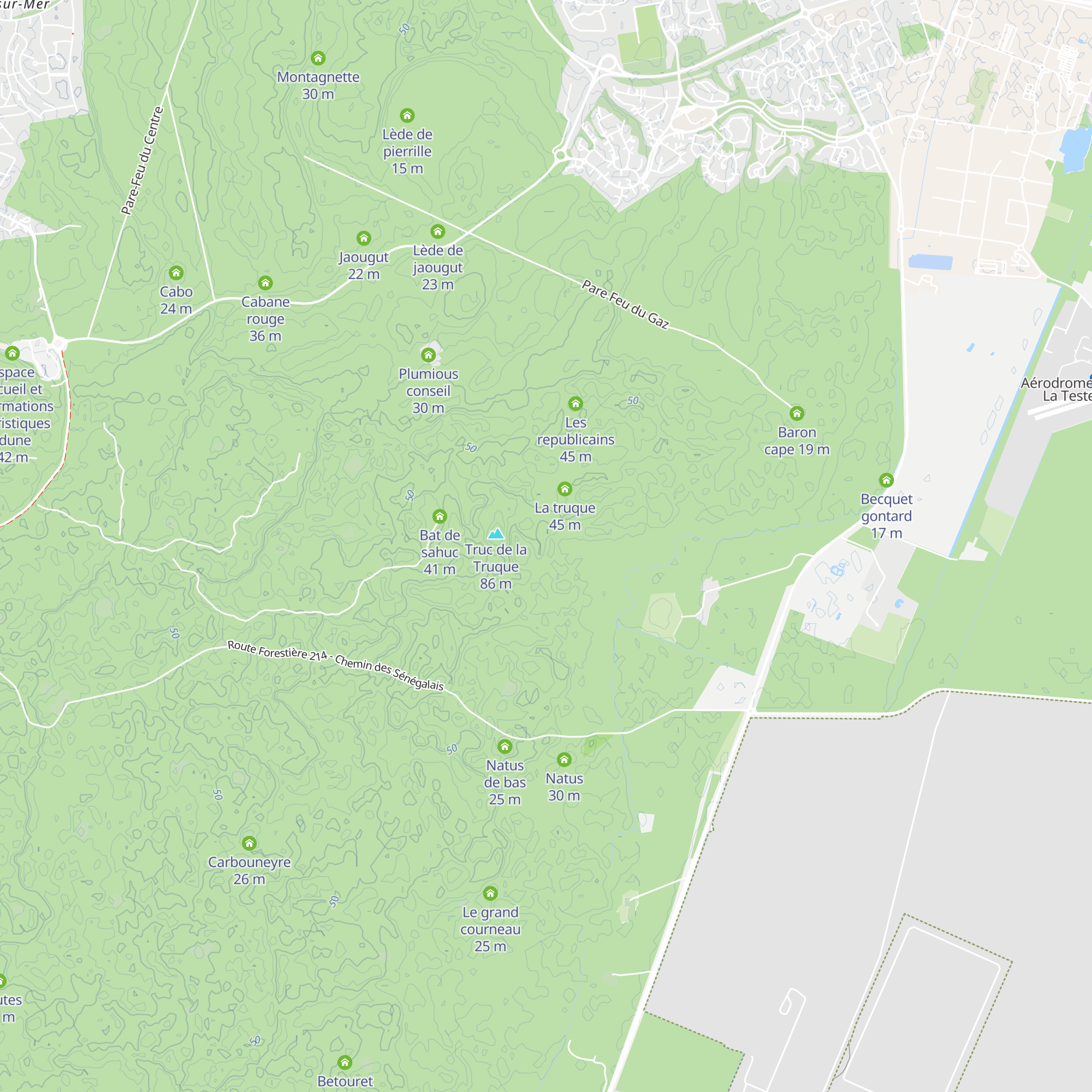 Pelous map