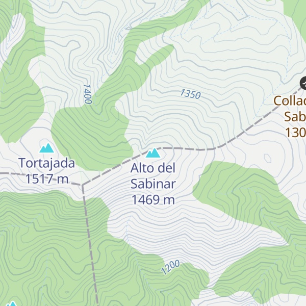 Map of Alto del Sabinar