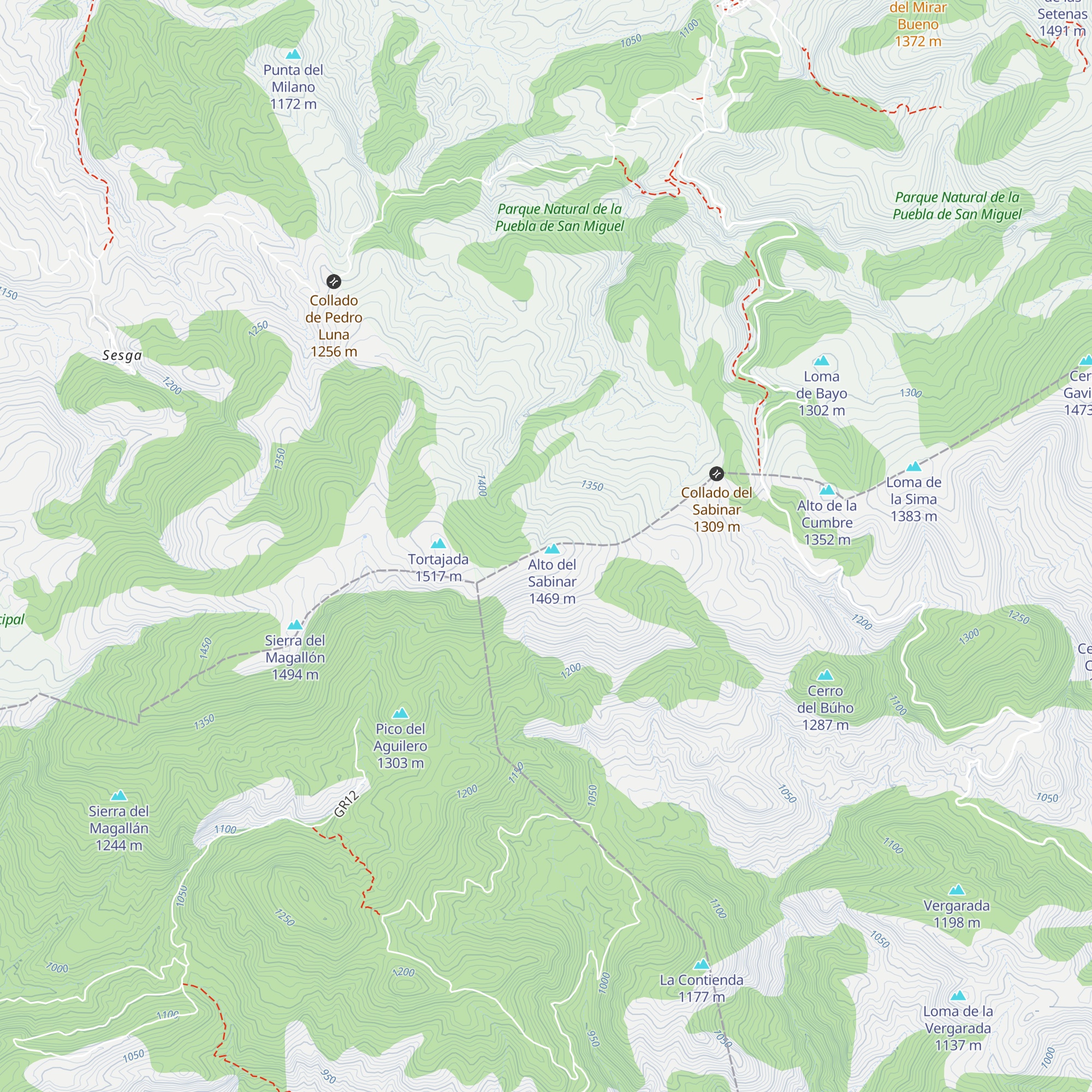 Refugio Brigada Forestal map