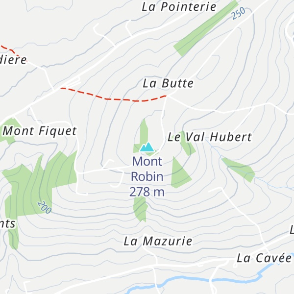 Map of Mont Robin