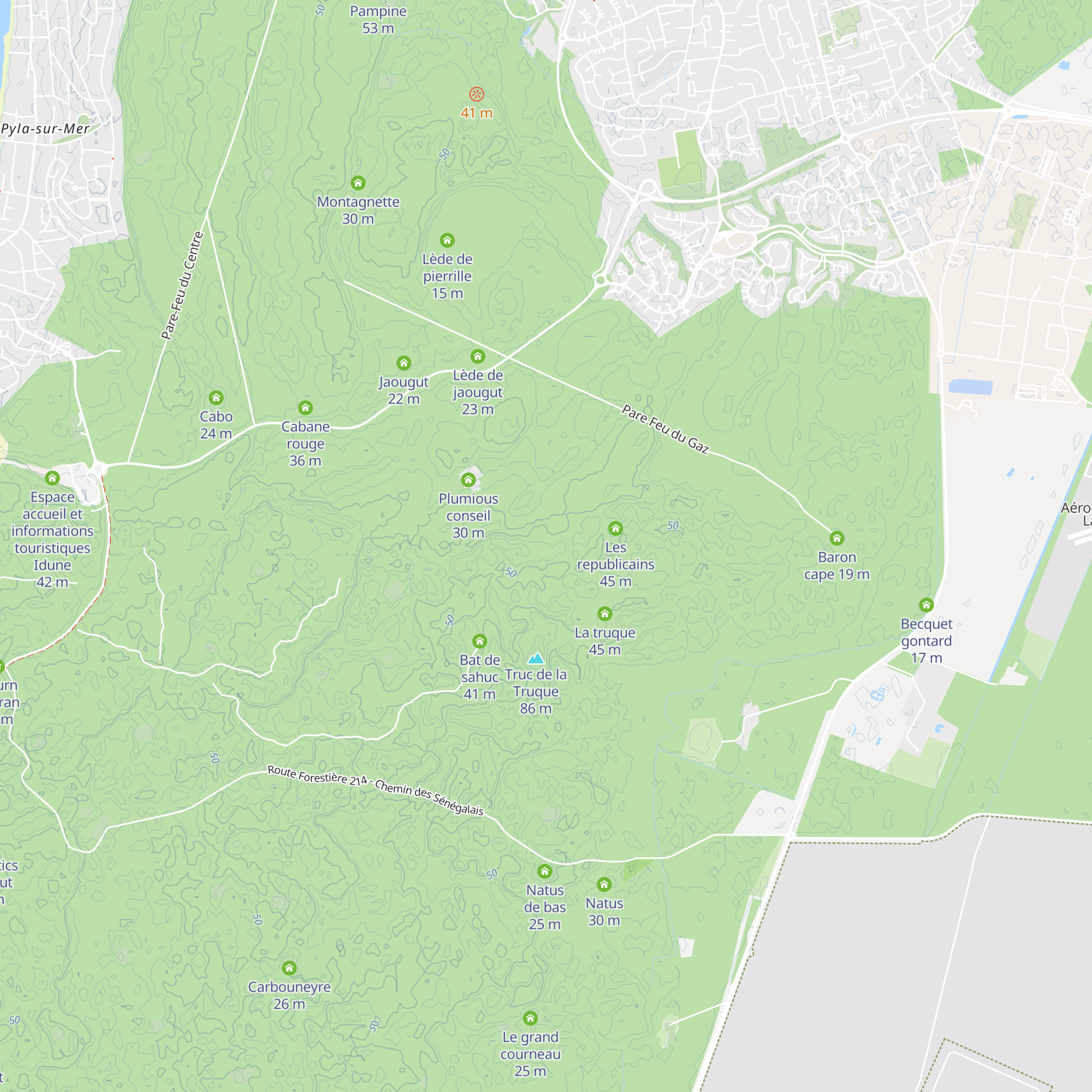 Les brilleys map