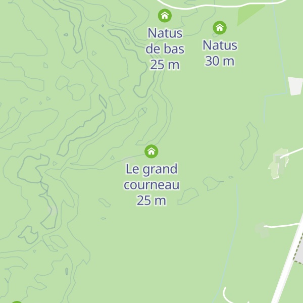 Map of Le grand courneau