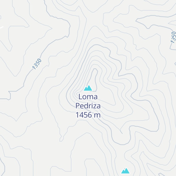 Map of Loma Pedriza