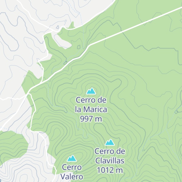 Map of Cerro de la Marica