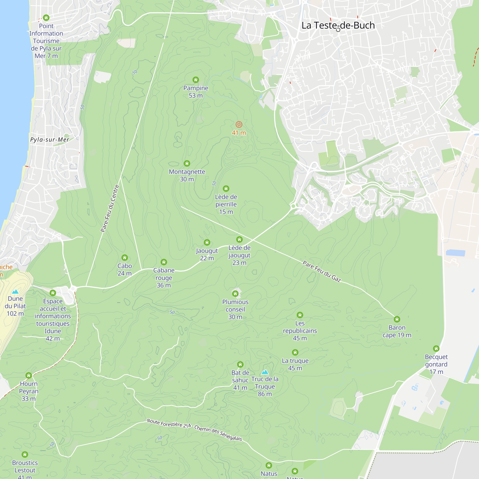 Lède de jaougut map