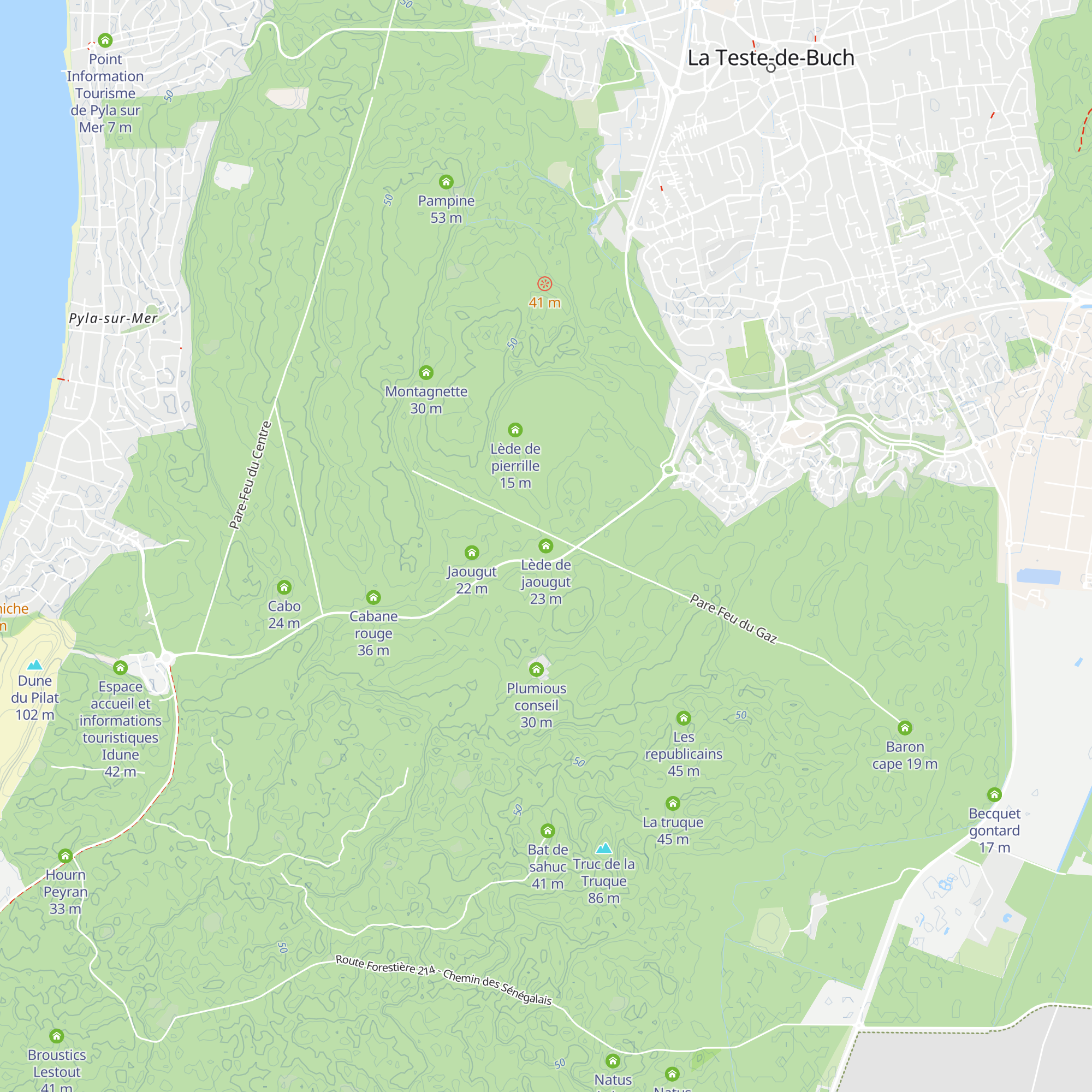 Lède de jaougut map