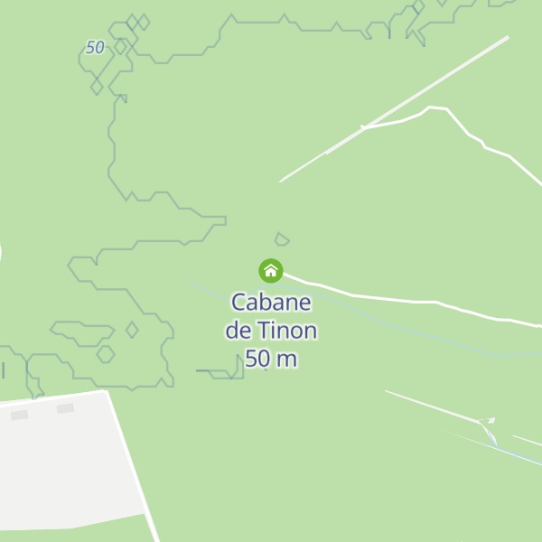 Map of Cabane de Tinon