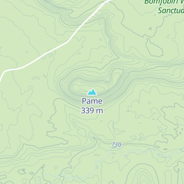 Map of Pame