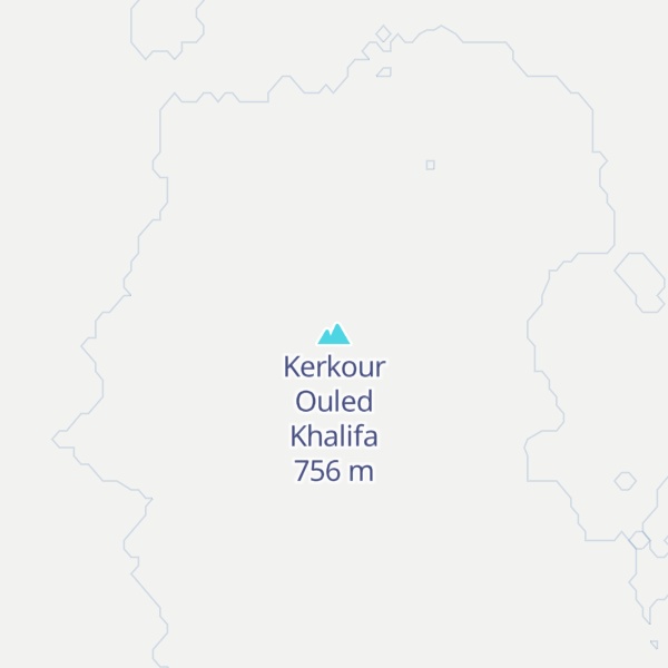 Map of Kerkour Ouled Khalifa
