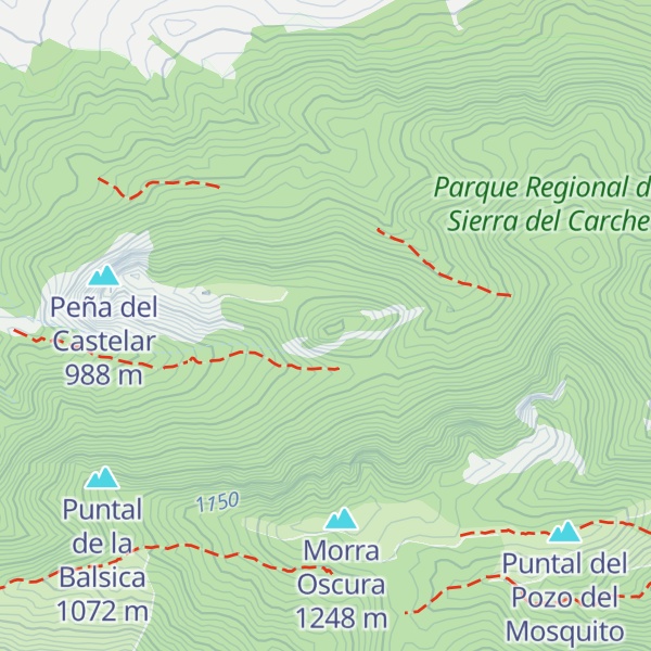 Map of Alto del Revolcador