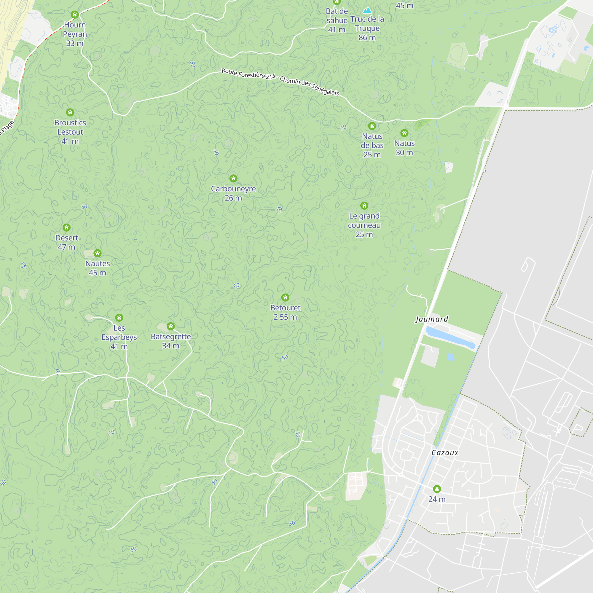 Betouret 1 map