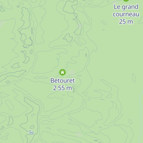 Map of Betouret 1