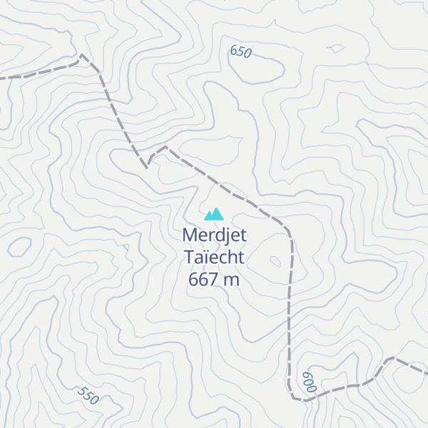Map of Merdjet Taïecht
