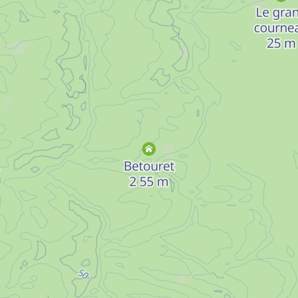 Map of Betouret 2