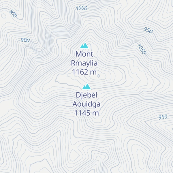 Map of Djebel Aouidga