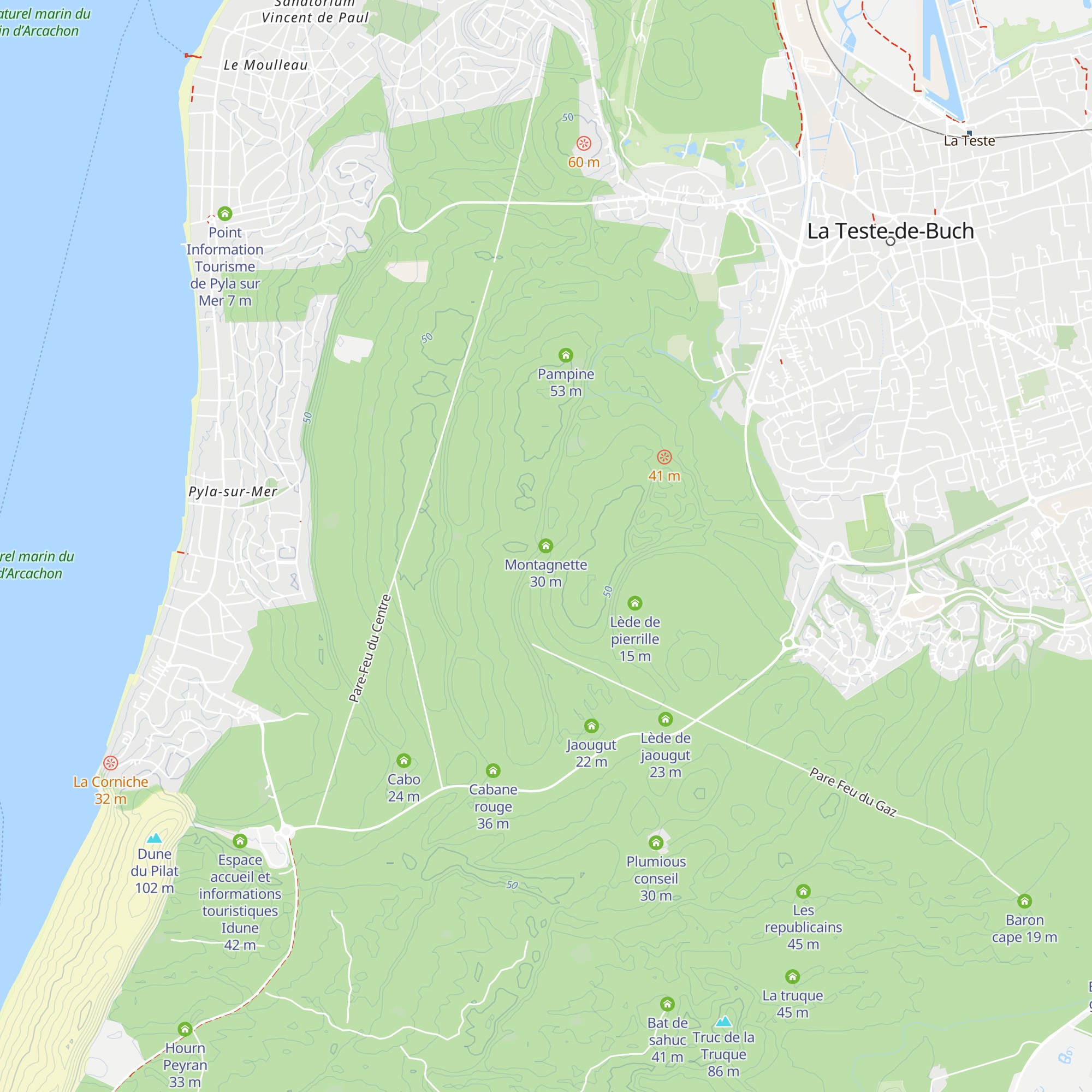 Montagnette map