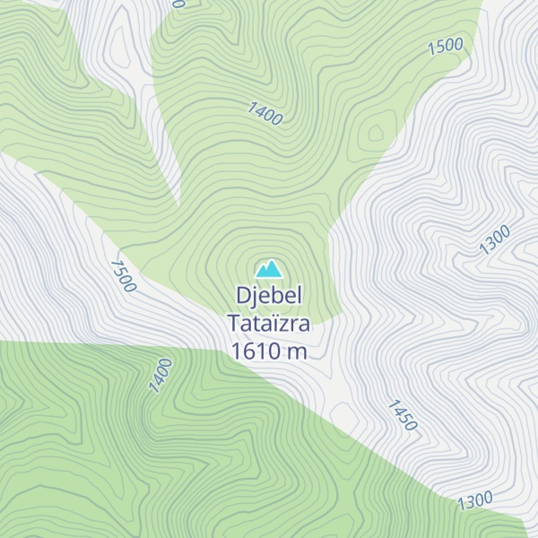 Map of Djebel Tataïzra