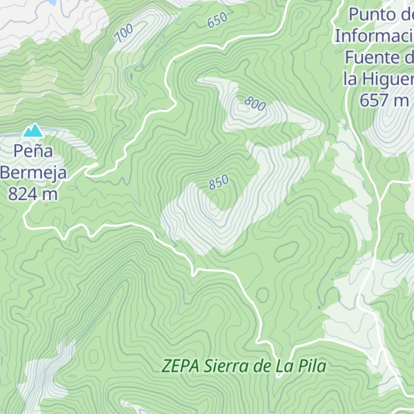 Map of Cabezo del Comisario
