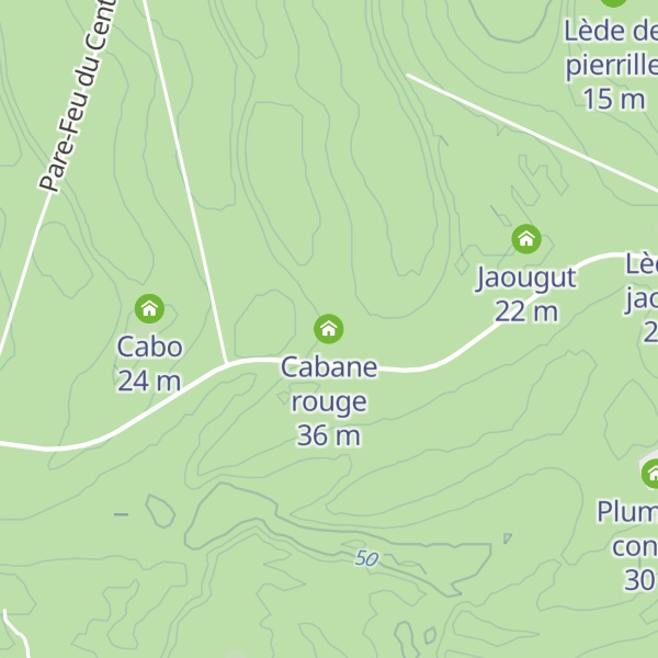Map of Cabane rouge