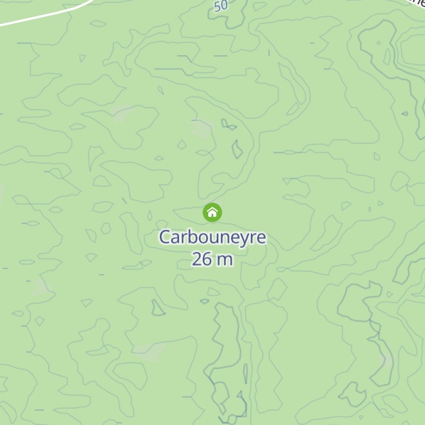 Map of Carbouneyre