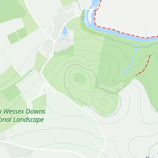 Map of Round Hill