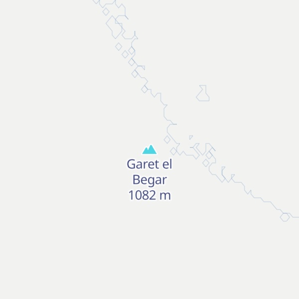 Map of Garet el Begar