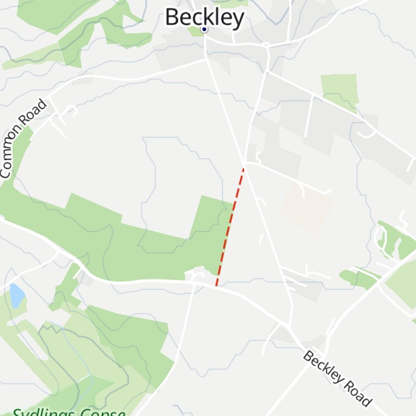 Map of Beckley Hill
