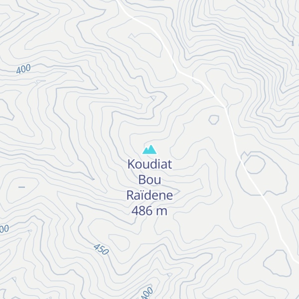 Map of Koudiat Bou Raïdene