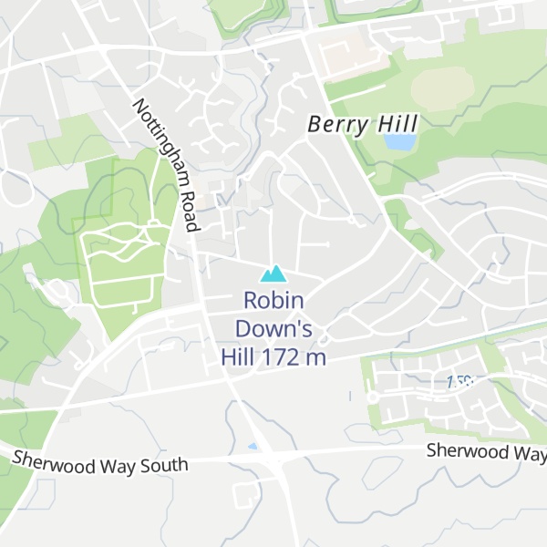 Map of Robin Down's Hill