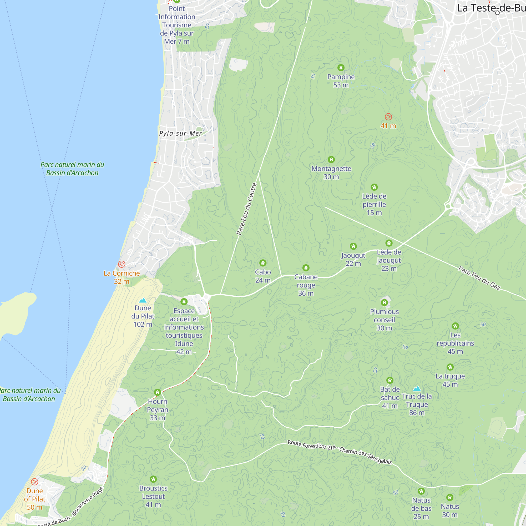 Cabo map