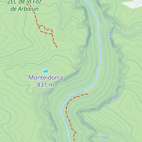 Map of Peña Cornota