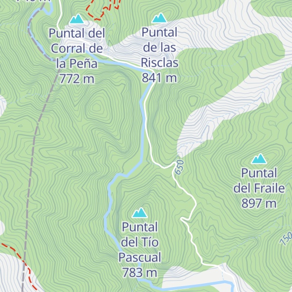 Map of Agua Tomás