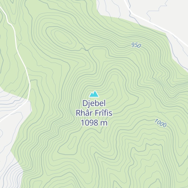 Map of Djebel Rhâr Frîfis