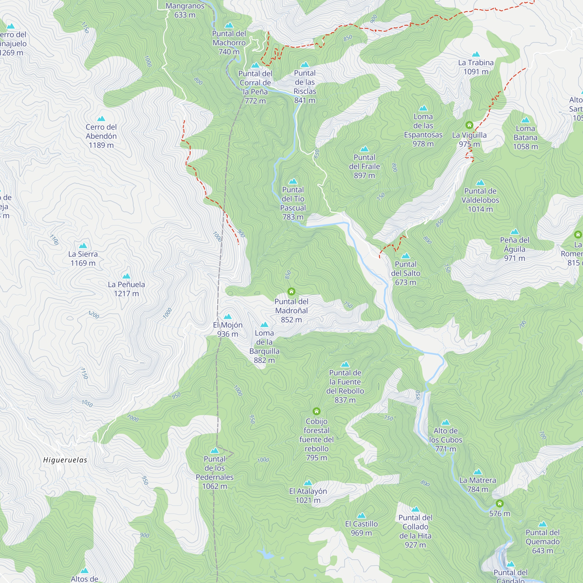 Puntal del Madroñal map