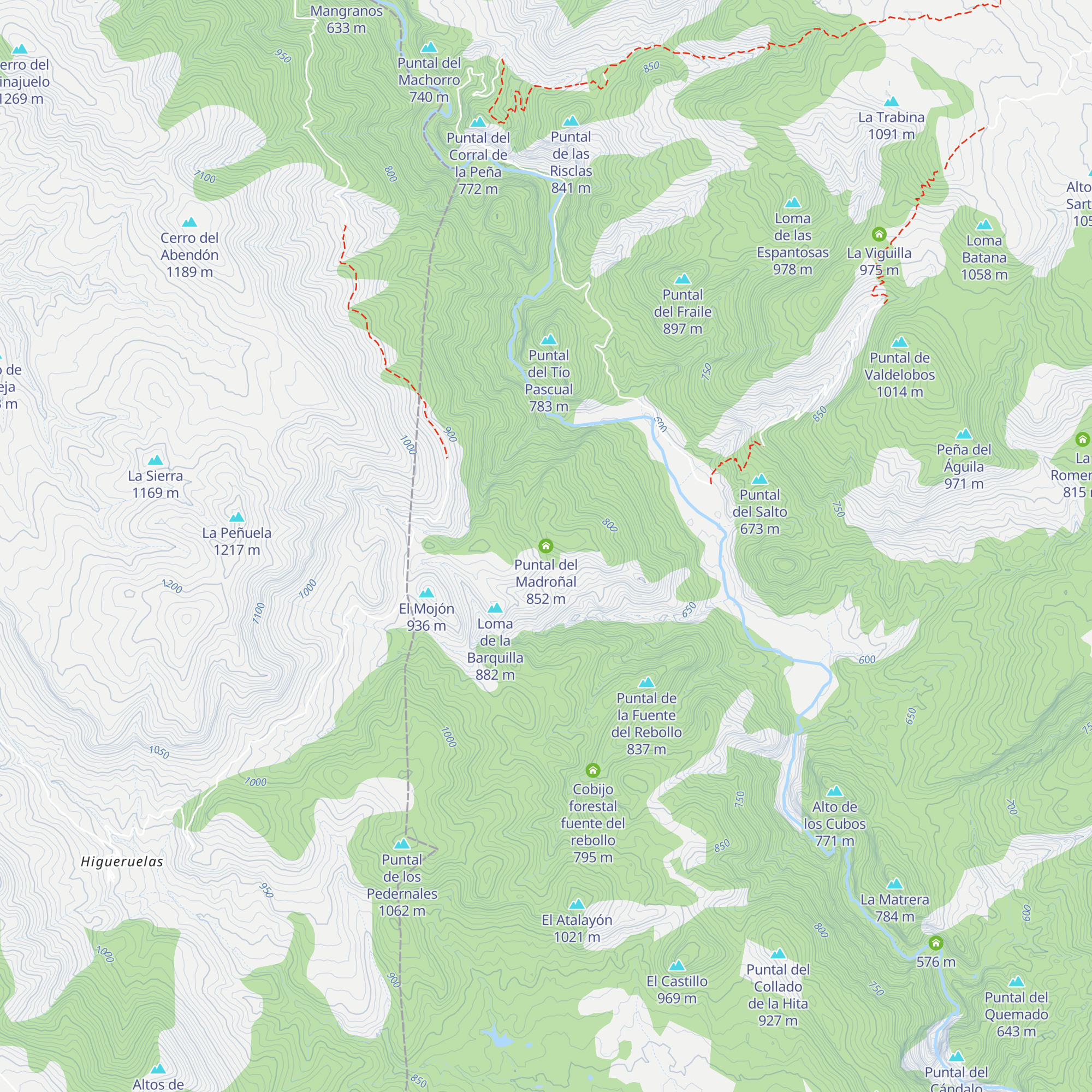 Puntal del Madroñal map