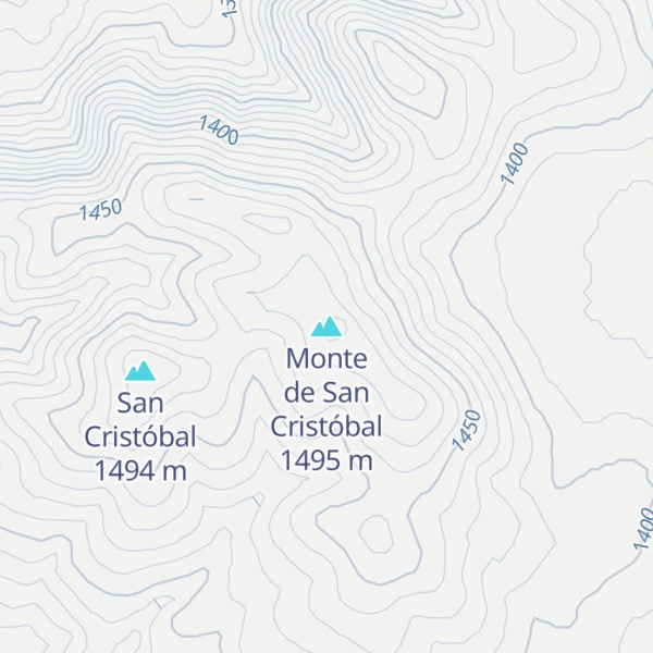 Map of Monte de San Cristóbal