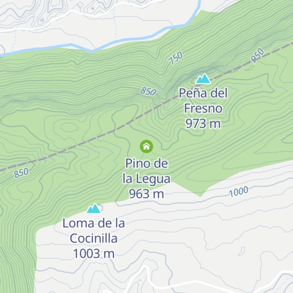 Map of Pino de la Legua