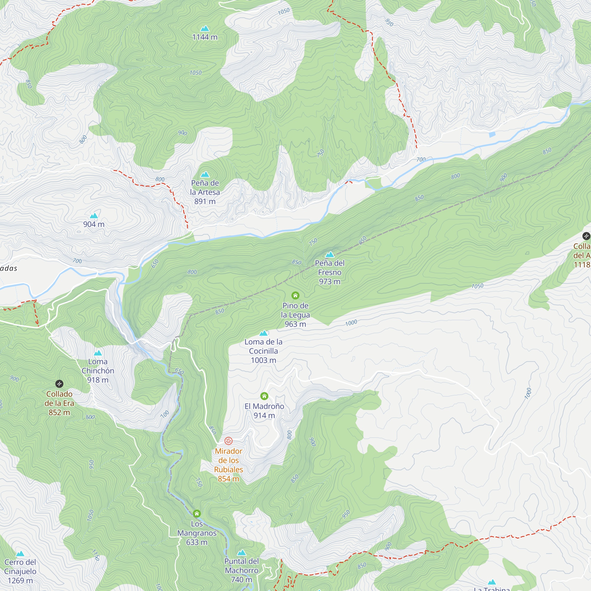 Pino de la Legua map