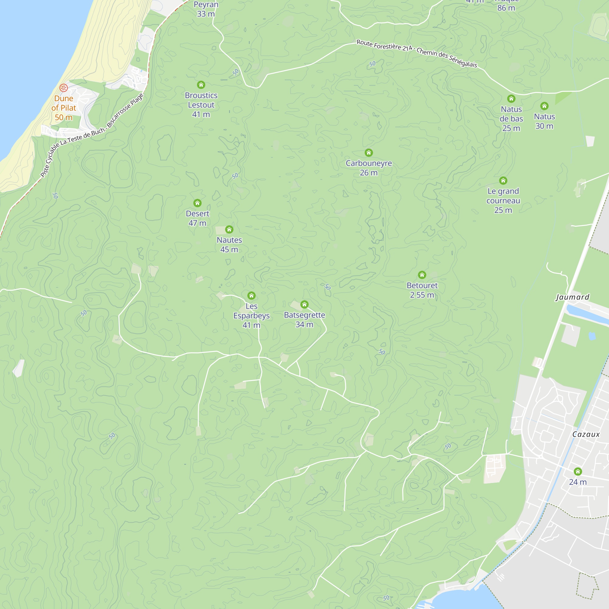 Batsegrette map