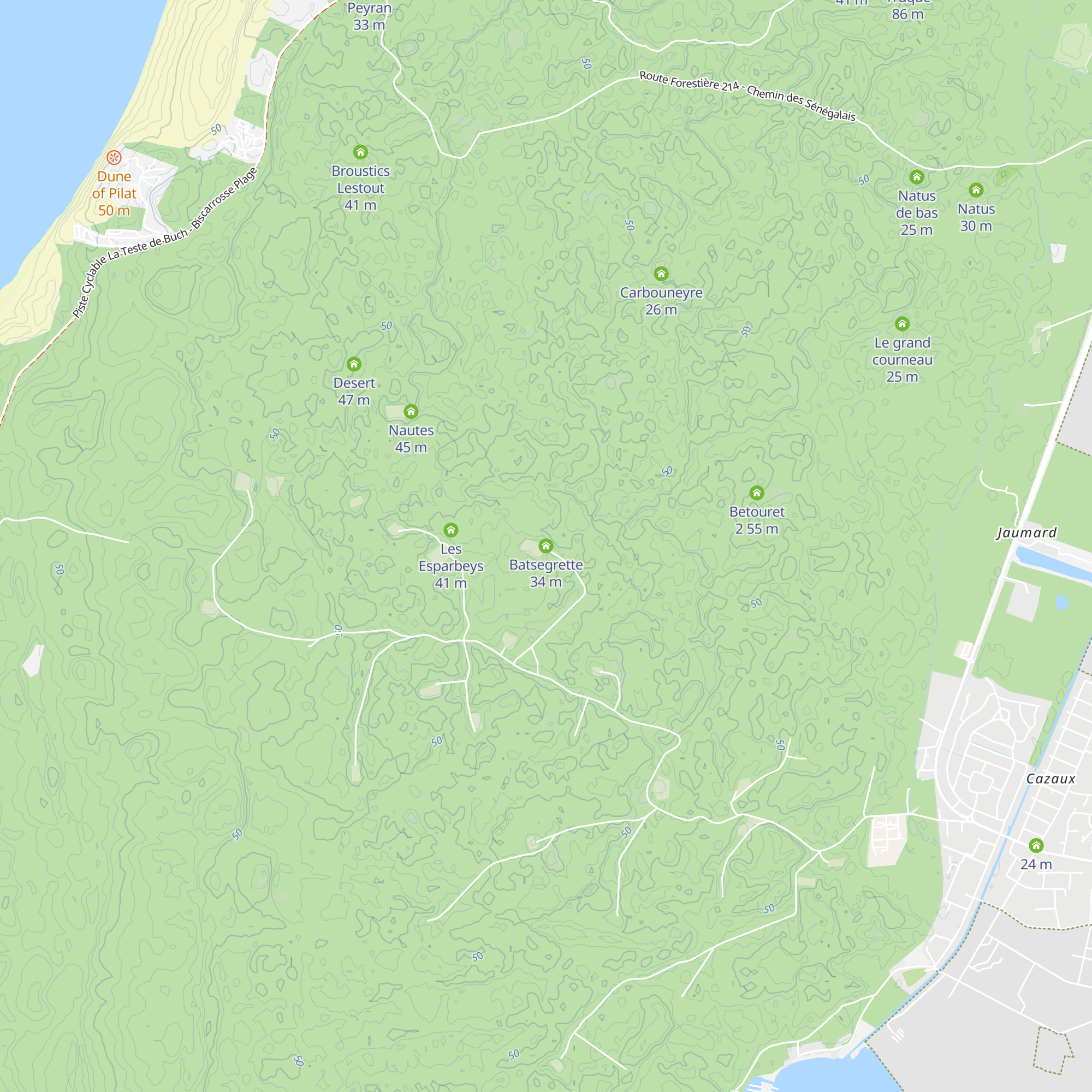 Batsegrette map