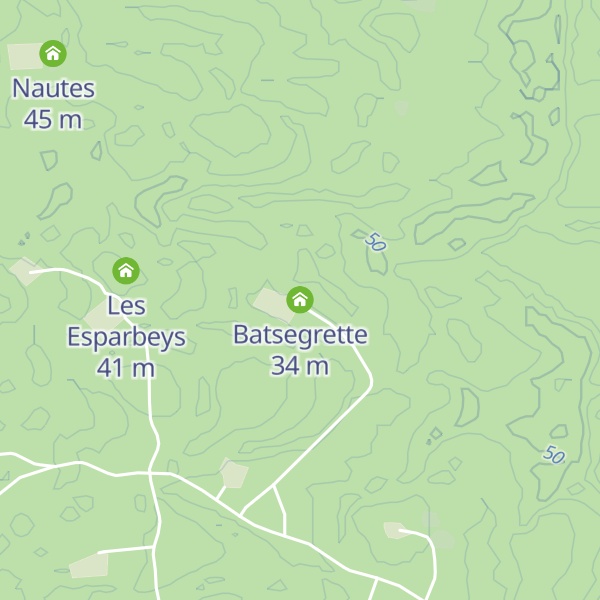 Map of Batsegrette