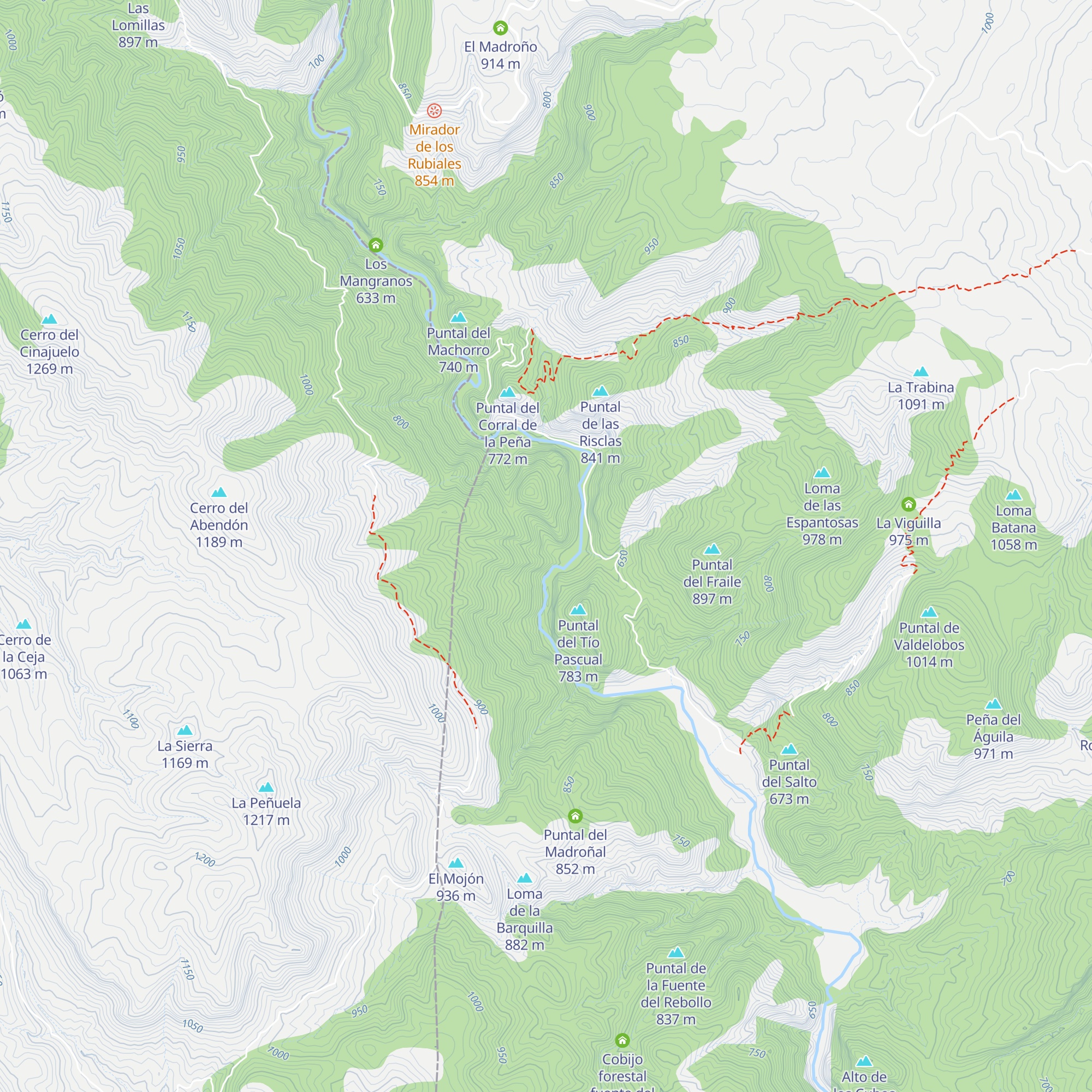 Refugio del Agua de Tomás map